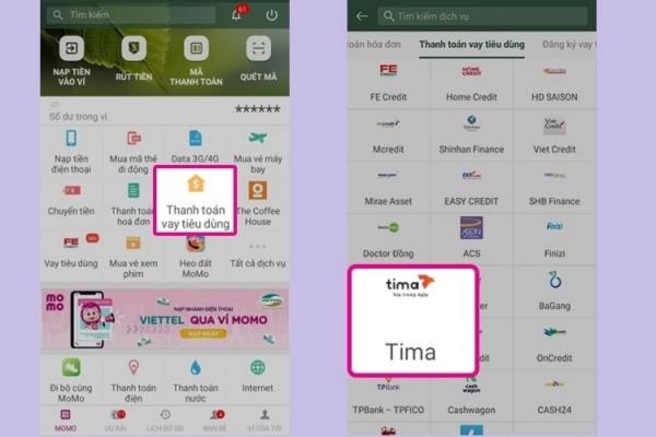 Hướng dẫn tra cứu khoản vay, hợp đồng vay qua Momo